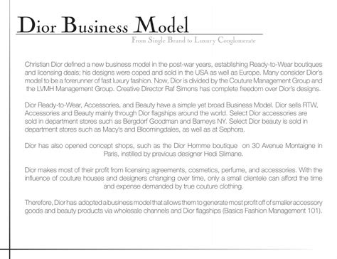 dior franchise cost|dior business model.